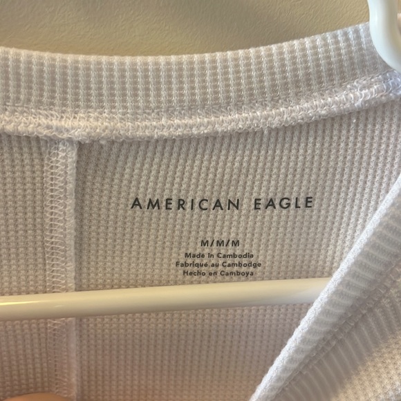 Aerie Ribbed Long Sleeve Crewneck T-Shirt - Picture 2 of 3